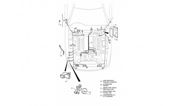 ELECTRICAL SYSTEM: ENGINE COMPARTMENT (RIGHT H.D.)