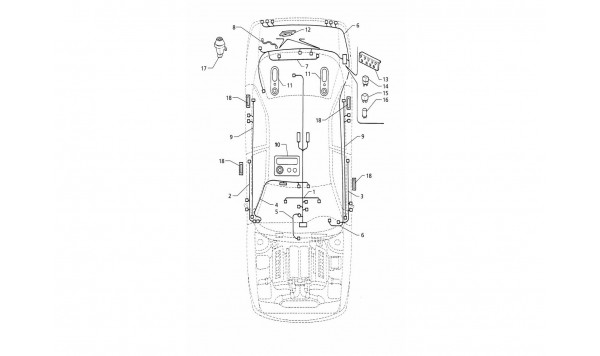 ELECTRICAL SYSTEM: BOOT/DOORS/PASSANGER COMPARTMENT (LEFT H.D.)