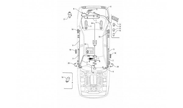 ELECTRICAL SYSTEM: BOOT/DOORS/PASSANGER COMPARTMENT (RIGHT H.D.)