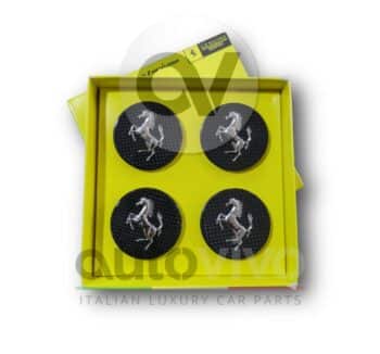 FERRARI CARBON FIBER WHEEL CAPS KIT
